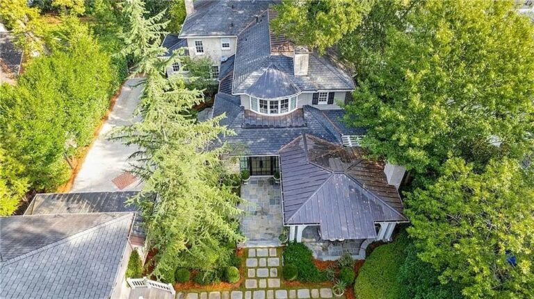 Perfect House of Combination of Historic Charm with Modern, Open Floor Plan for Today Lifestyle in Georgia Listed at $3,500,000