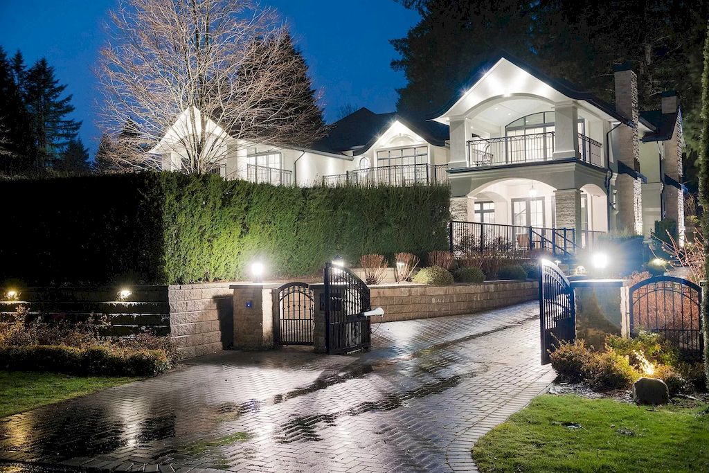 The Mansion in West Vancouver is a gorgeous custom built luxury home with exquisitely finished with high-end quality & details, now available for sale
