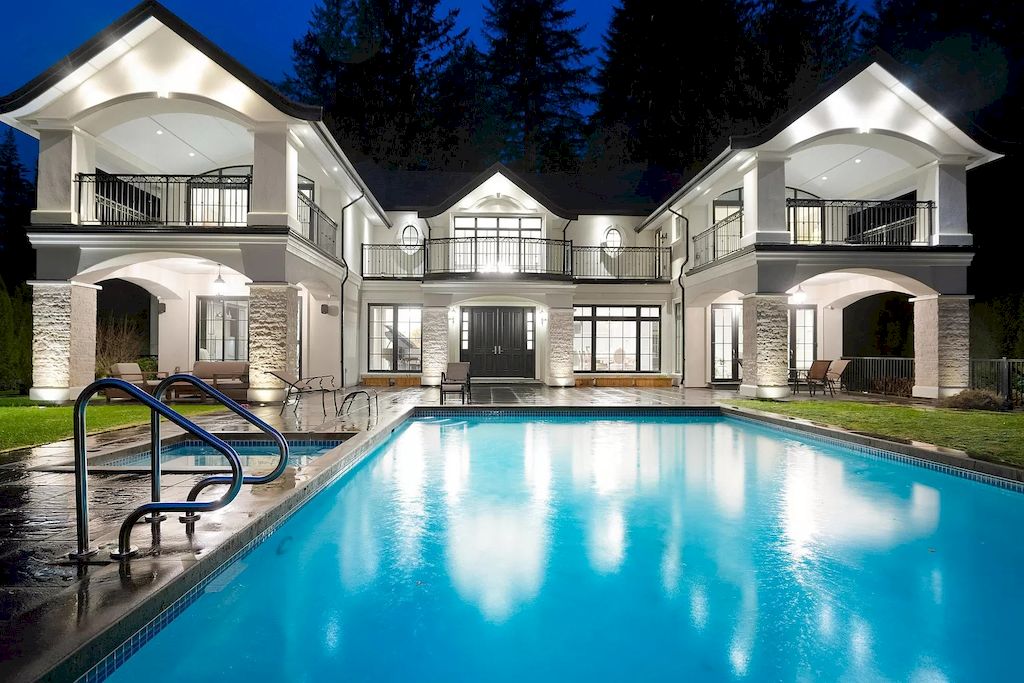 The Mansion in West Vancouver is a gorgeous custom built luxury home with exquisitely finished with high-end quality & details, now available for sale
