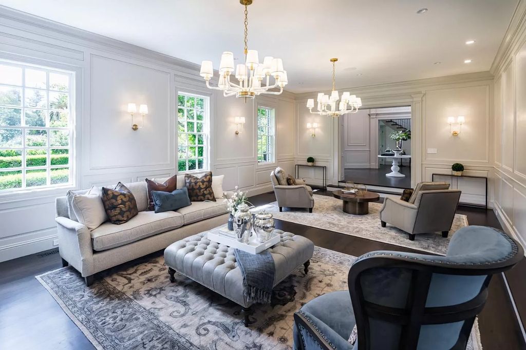The Home in Atherton is an American Colonial masterpiece with high-end appointments have been expertly renovated to provide for a modern Silicon Valley lifestyle now available for sale. This home located at 303 Atherton Ave, Atherton, California