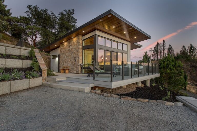 Sonoma Valley Guest House Overlook Beautiful Nature by Coates Design