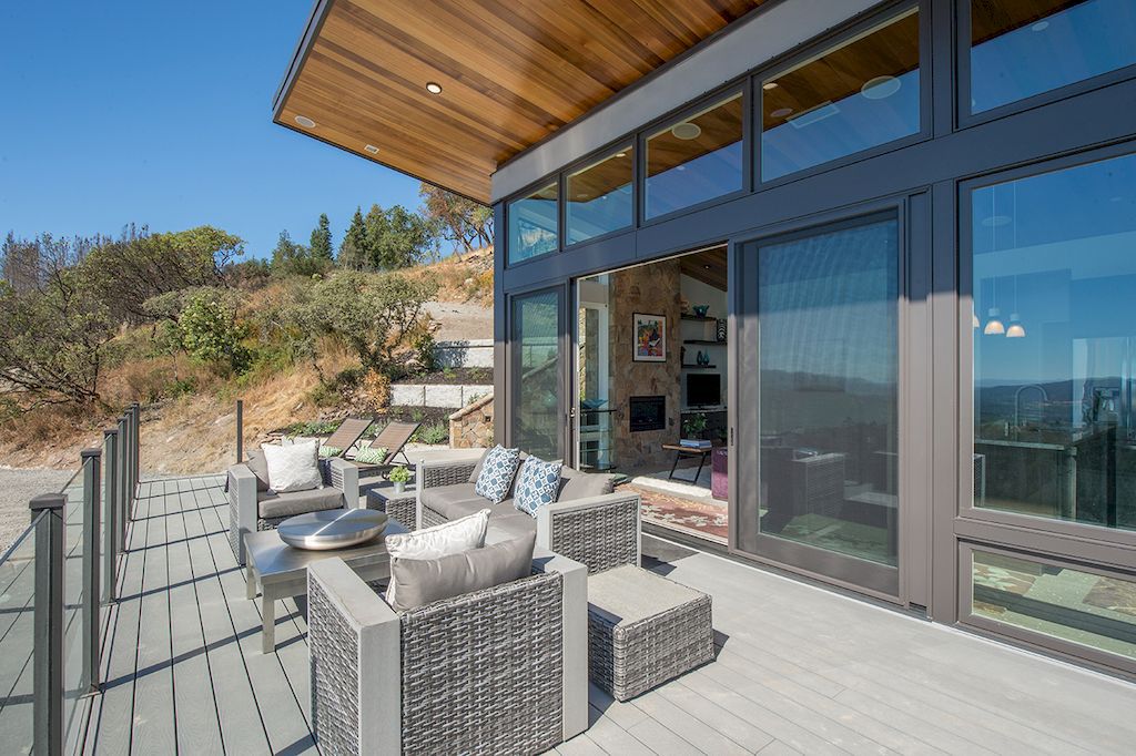 Sonoma Valley Guest House Overlook Beautiful Nature by Coates Design