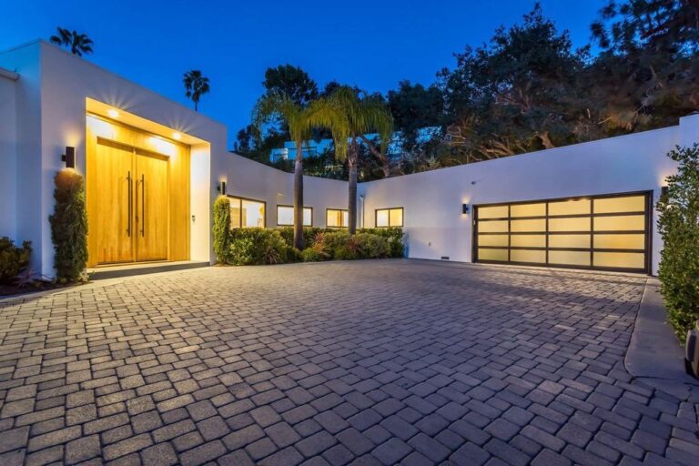 Sophisticated California Mid-Century Home with Exceptional Privacy in Beverly Hills for Sale at $6,500,000