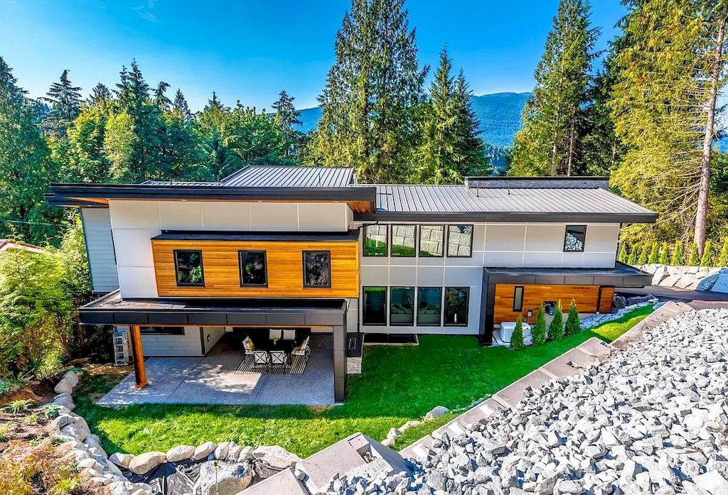 The Home in British Columbia is nestled in nature with picturesque views overlooking Bedwell Bay, now available for sale. This home located at 4031 Bedwell Bay Rd, Belcarra, BC V3H 4P8, Canada