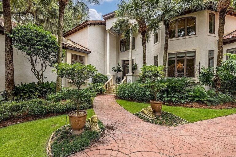 Stunning Italian Villa in Georgia Meticulously Designed with High Sense of European Beauty Listed at $2,690,000