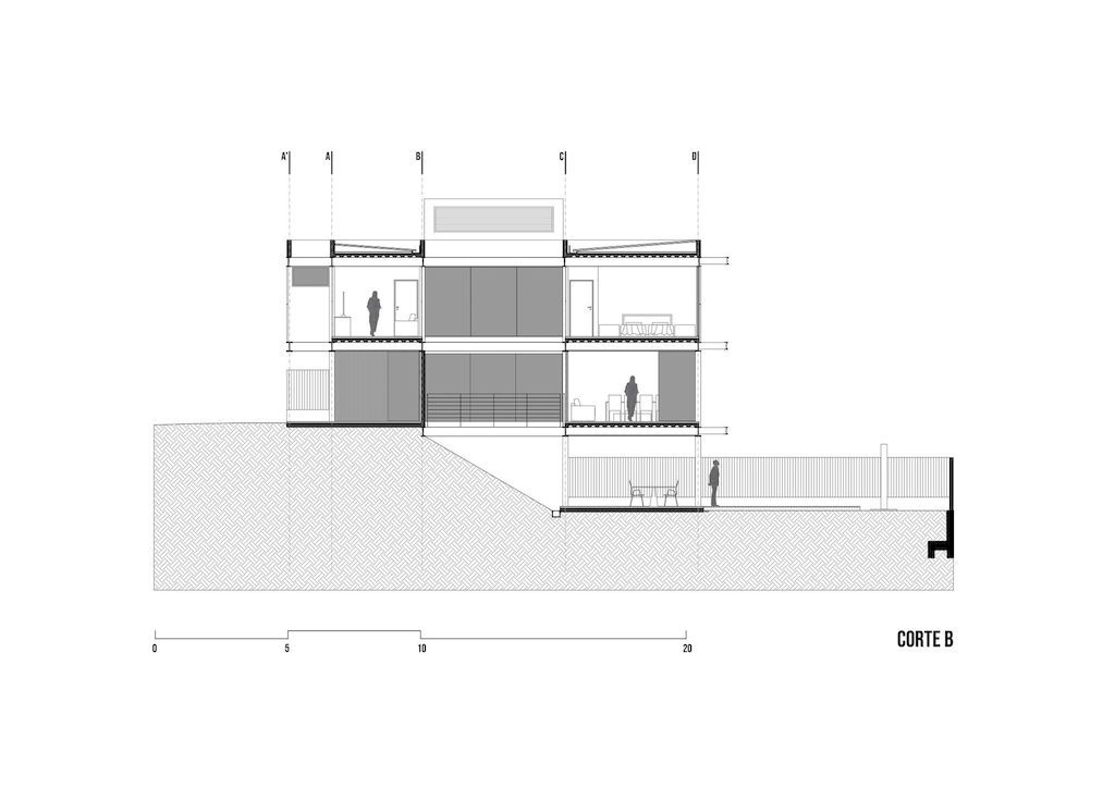 Stunning three storey project H House in Brazil by Sonne Müller Arquitetos