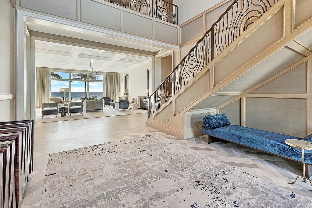The Florida Mega Mansion is a beautiful newly built family retreat tastefully designed with spectacular finishes now available for sale. This home located at 1000 S Ocean Blvd, Lake Worth, Florida