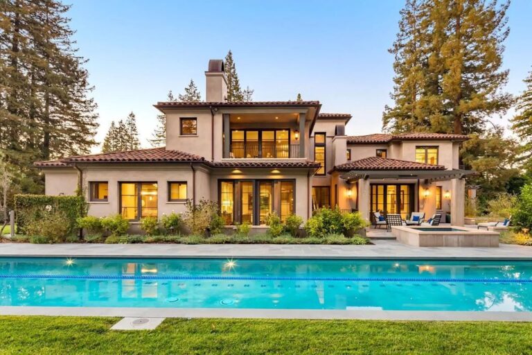 This $15,988,000 Spectacular Atherton Home offers Grand-scale Formal Rooms Made for Entertaining