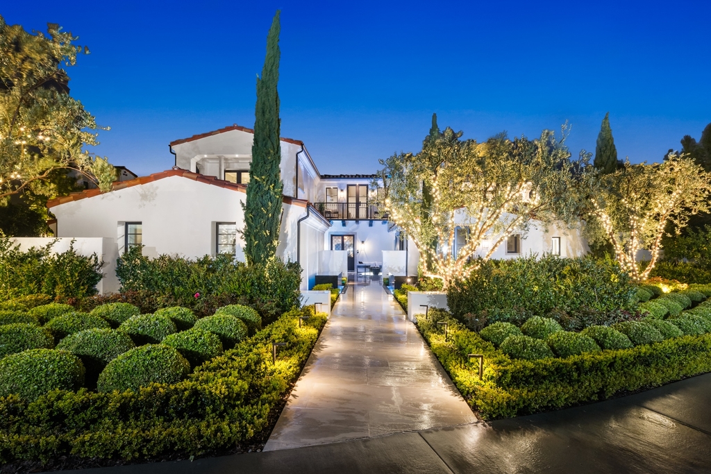 The Home in Newport Beach is a beautifully constructed estate showcases an open floor plan with stunning views of the rolling hills now available for sale. This home located at 42 Offshore, Newport Beach, California