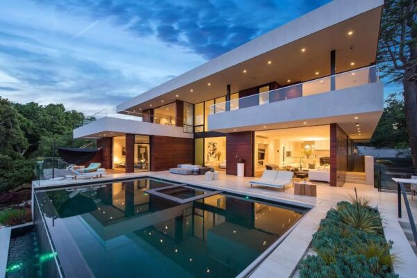 This Architectural Home in Los Altos offers Magnificent Panoramic Bay ...