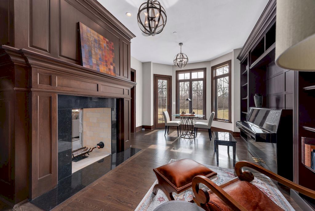 The Home in Illinois is a luxurious gated home with great attention to detail throughout now available for sale. This home located at 403 Fox Trail Ln, Oak Brook, Illinois; offering 06 bedrooms and 08 bathrooms with 11,161 square feet of living spaces.