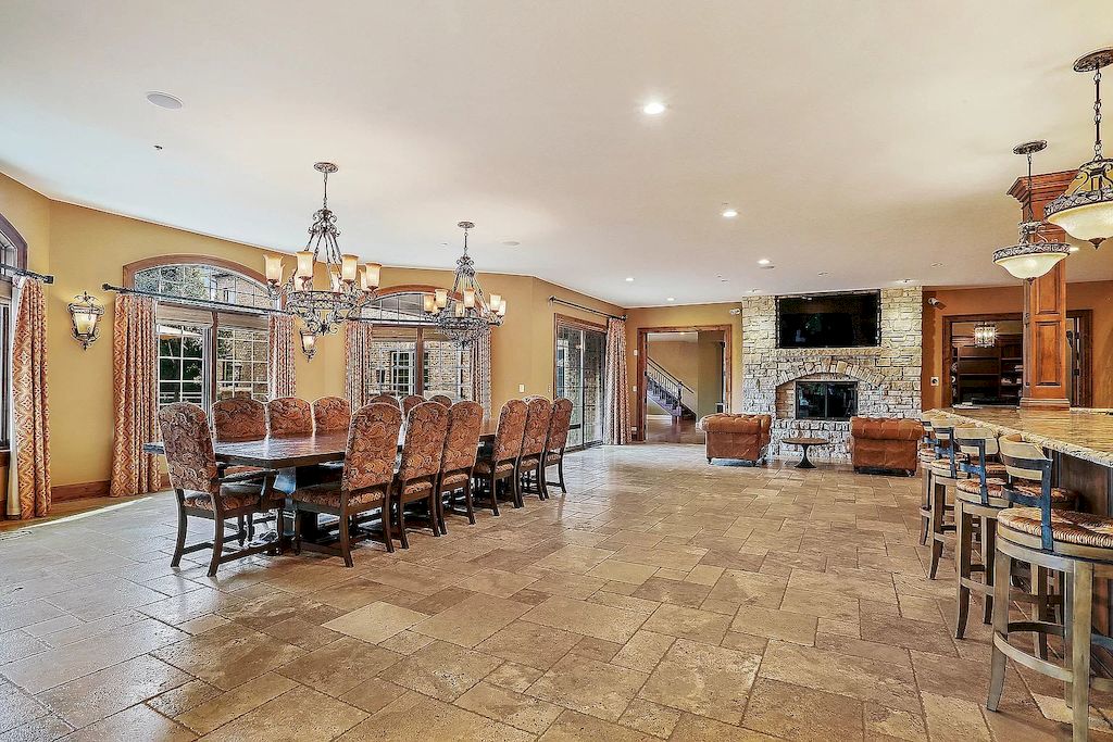 The Home in Illinois is a luxurious home sit on a completely private resort like setting now available for sale. This home located at 20105 Alison Trl, Mokena, Illinois; offering 07 bedrooms and 17 bathrooms with 30,000 square feet of living spaces. 