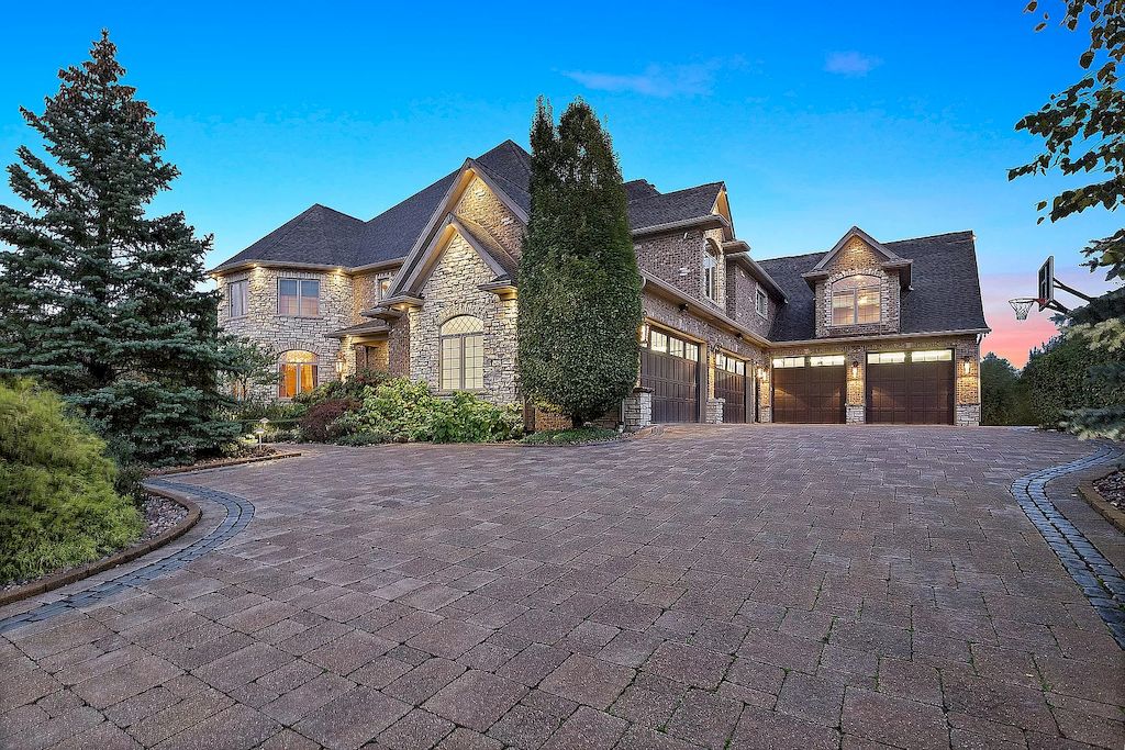 The Home in Illinois is a luxurious home sit on a completely private resort like setting now available for sale. This home located at 20105 Alison Trl, Mokena, Illinois; offering 07 bedrooms and 17 bathrooms with 30,000 square feet of living spaces. 