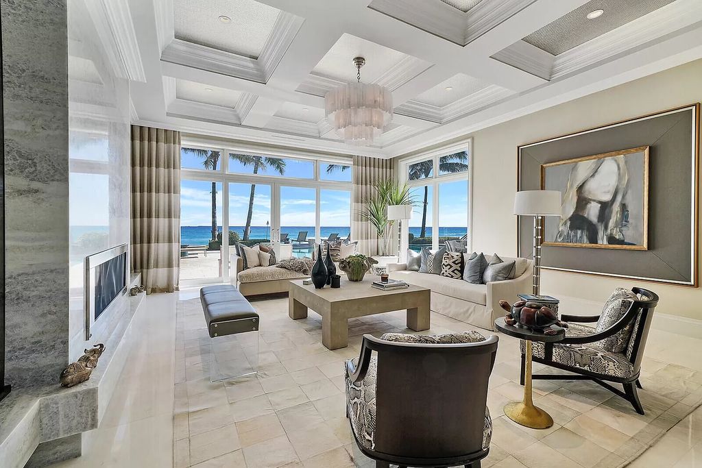 The Lake Worth Mansion is a contemporary South Florida ultra luxury waterfront real estate masterpiece boasting unparalleled resort inspired comforts now available for sale. This home located at 1400 S Ocean Blvd, Lake Worth, Florida