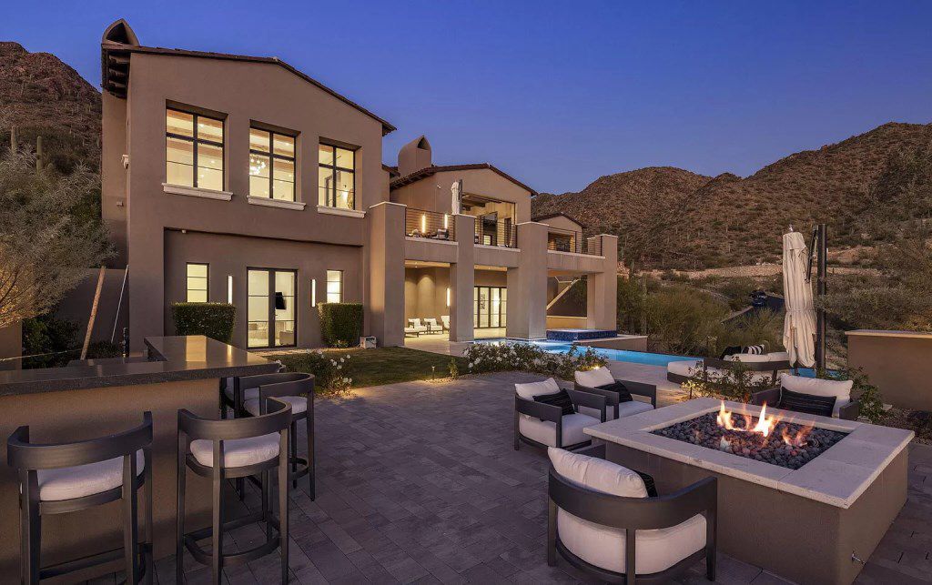 This Ultra Luxurious Modern European style Estate in Arizona sells for $14,500,000