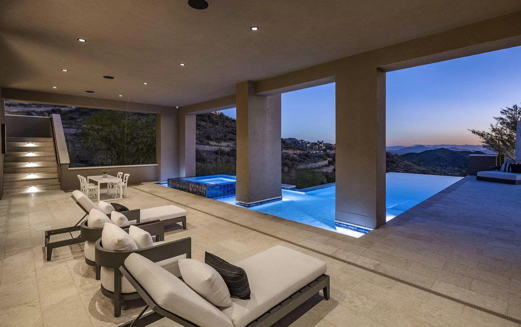 This Ultra Luxurious Modern European style Estate in Arizona sells for $14,500,000