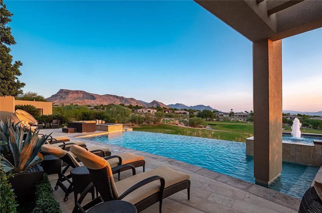 Elegance Residence in Nevada sells for $12,250,000 with outstanding views of the surrounding landscape