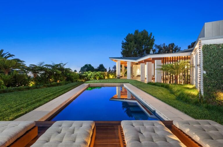A True Trophy of Mid Century Home in Beverly Hills with unparalleled Scale and Sophistication Asking for $32,000,000