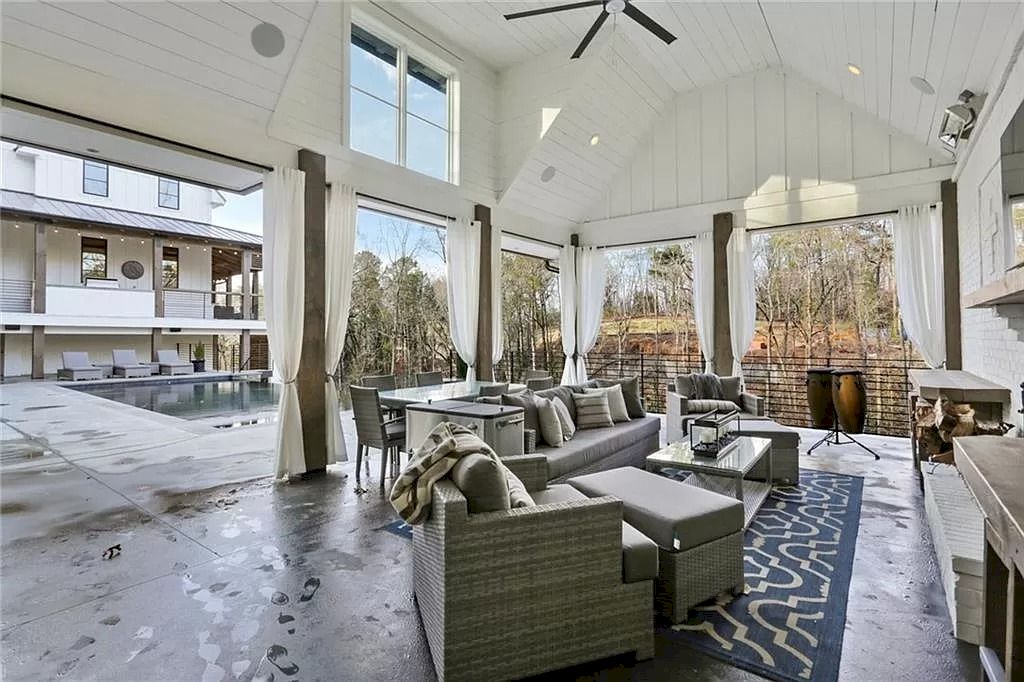 The Home in Georgia is a luxurious home completed with large light filled living space and gorgeous materials now available for sale. This home located at 5400 Lake Forrest Dr, Sandy Springs, Georgia; offering 06 bedrooms and 10 bathrooms with 8,340 square feet of living spaces.