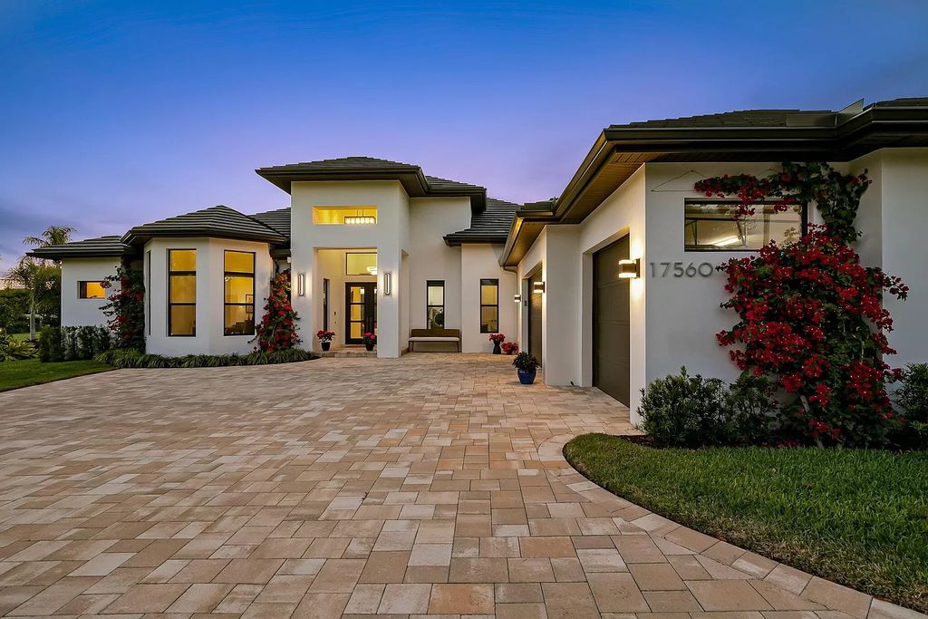 The Home in Tequesta is a brand new resort style estate with high end finishes in the Affulent IntraCoastal Neighborhood now available for sale. This home located at 17560 SE Conch Bar Ave, Tequesta, Florida