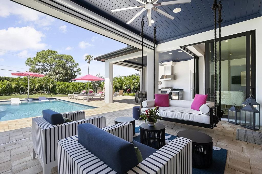 The Home in Tequesta is a brand new resort style estate with high end finishes in the Affulent IntraCoastal Neighborhood now available for sale. This home located at 17560 SE Conch Bar Ave, Tequesta, Florida