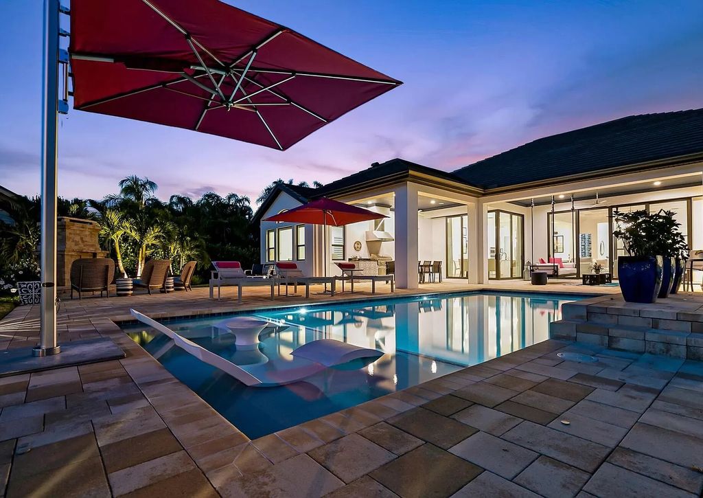 The Home in Tequesta is a brand new resort style estate with high end finishes in the Affulent IntraCoastal Neighborhood now available for sale. This home located at 17560 SE Conch Bar Ave, Tequesta, Florida