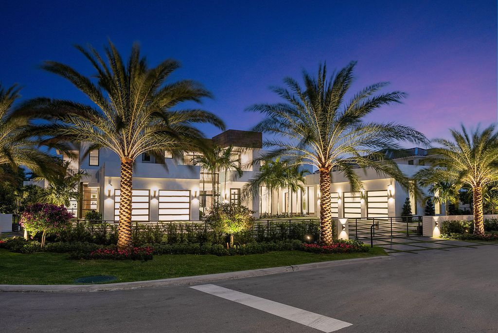 The Mansion in Boca Raton is a brand new waterfront Signature Estate built by SRD Building Corp on a premier corner lot now available for sale. This home located at 298 W Key Palm Rd, Boca Raton, Florida