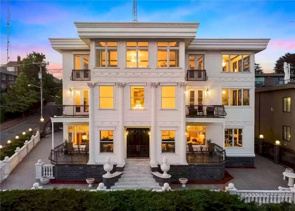 The Estate in Washington is the epitome of luxury now available for sale. This home located at 1214 Warren Ave N, Seattle, Washington; offering 05 bedrooms and 10 bathrooms with 9,970 square feet of living spaces.