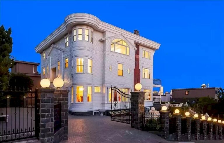 Commanding Breathtaking Views from the Highest Peak in Queen Anne, Washington, this Stunning Mansion Listed at $8,250,000