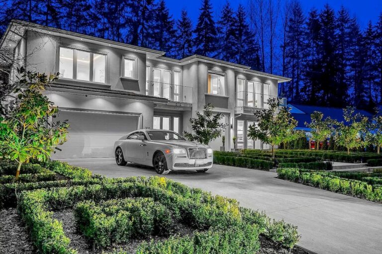 European Inspired  Residence in West Vancouver with Beautiful Landscape Prices at C$6,688,000