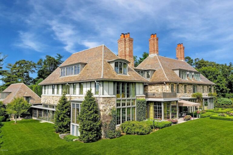 Exquisitely Designed and Built Mid Country Home in Connecticut Hits Market for $34,990,000