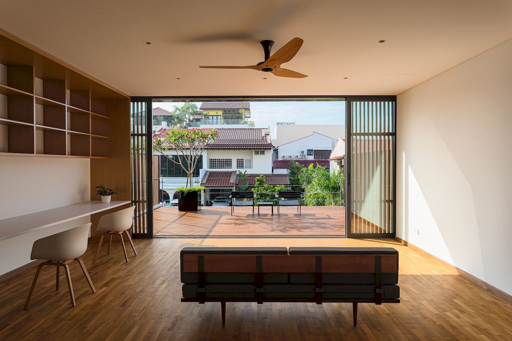 Hill Terrace House, Stunning 3-storey Home in Singapore by Atelier M+A