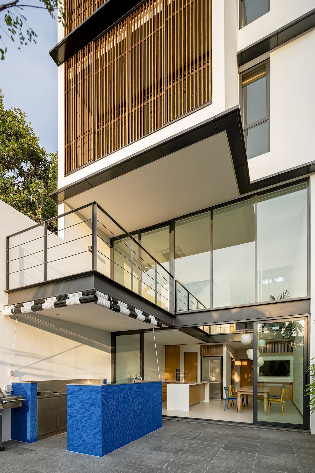 Hill Terrace House, Stunning 3-storey Home in Singapore by Atelier M+A