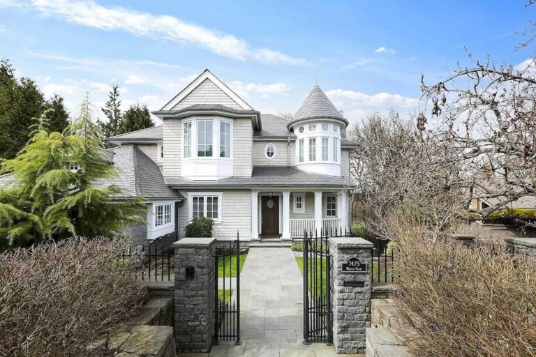 Historical & Modern Features Seamlessly Work Together is Exhibited throughout This C$6,288,000 Amazing Home in Burnaby