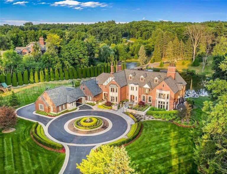 Impeccably Designed Estate in Michigan Hits Market for $4,200,000