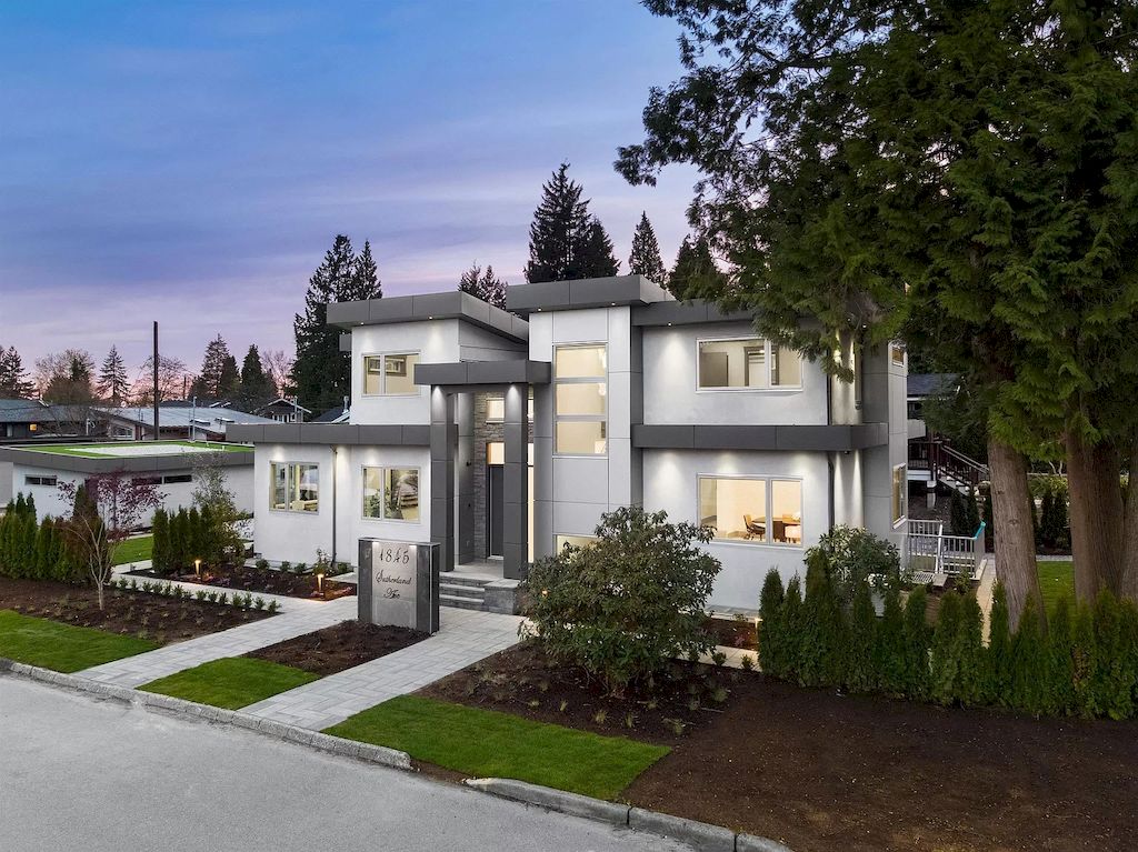 The House in North Vancouver is masterfully constructed with an open & balanced modern design of spacious living space now available for sale. This home located at 1845 Sutherland Ave, North Vancouver, BC V7L 4C3, Canada