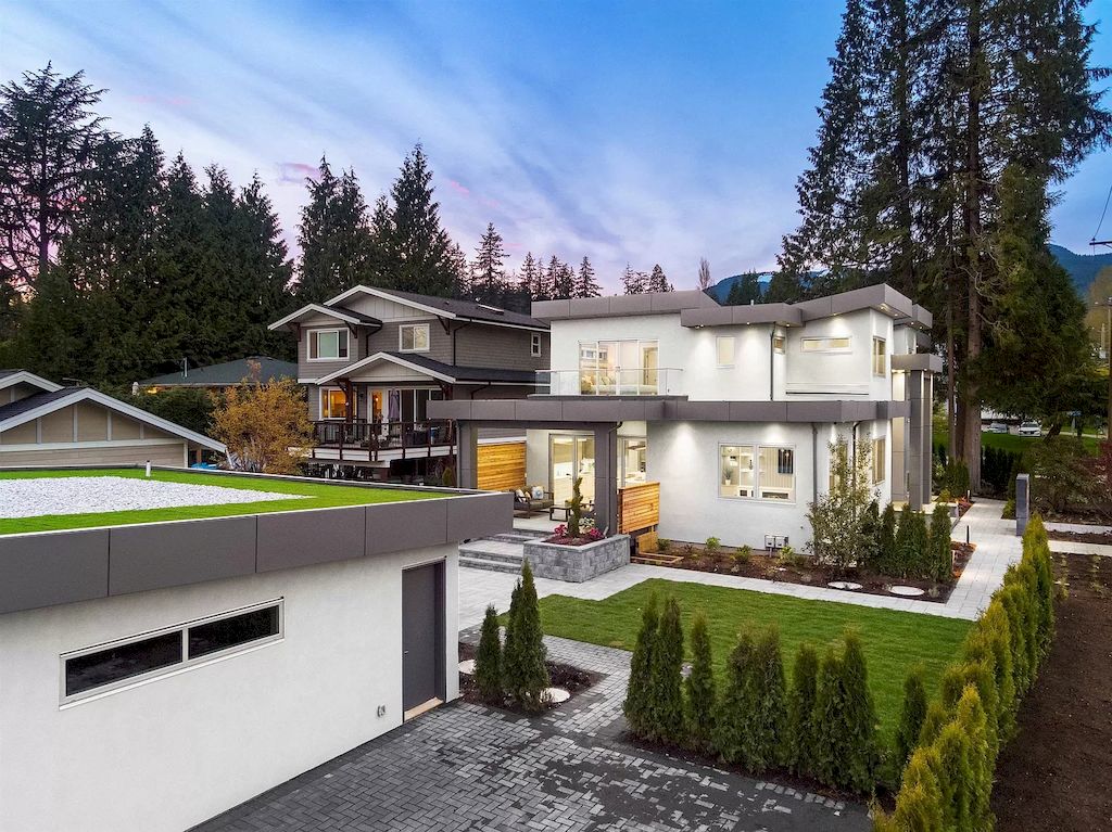 The House in North Vancouver is masterfully constructed with an open & balanced modern design of spacious living space now available for sale. This home located at 1845 Sutherland Ave, North Vancouver, BC V7L 4C3, Canada