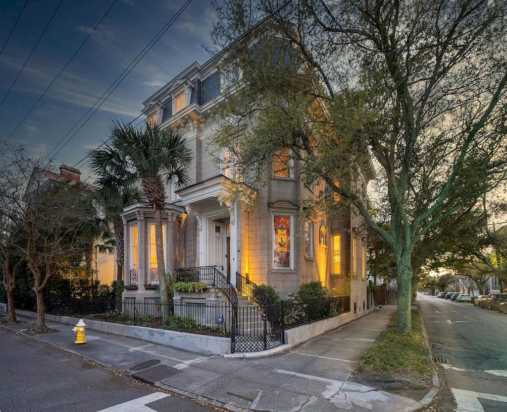 The Home in South Carolina is a luxurious home featuring masonry construction, mansard roof, and two gracious piazzas now available for sale. This home located at 73 Rutledge Ave, Charleston, South Carolina; offering 07 bedrooms and 06 bathrooms with 6,996 square feet of living spaces.