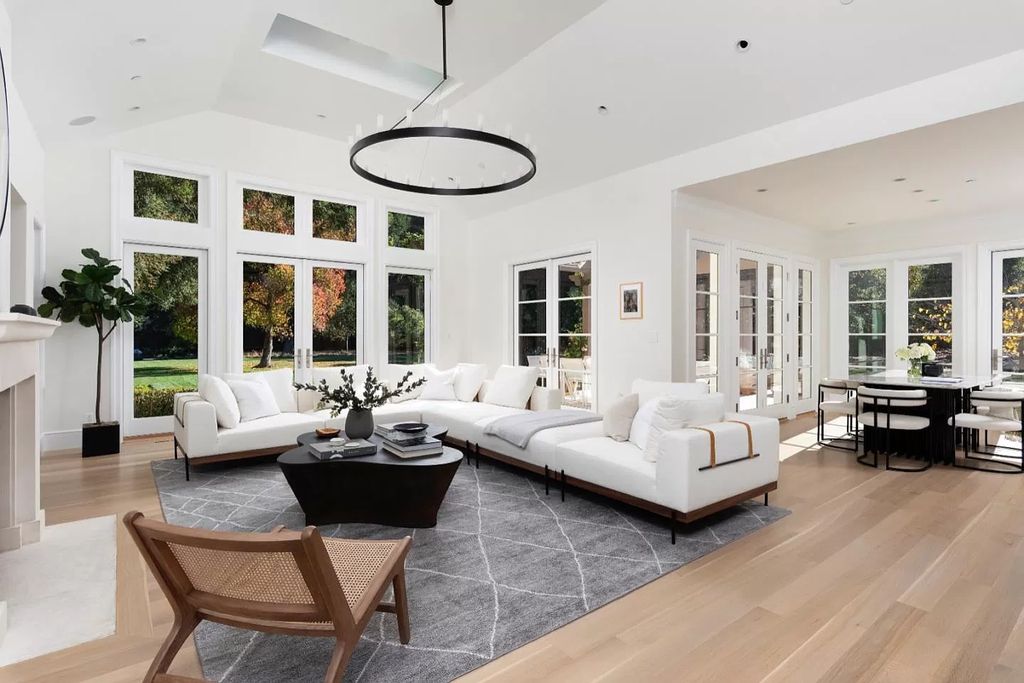 The Home in Menlo Park is a One of a kind 1.49 acre estate designed by Pacific Peninsula Group including luxurious amenities now available for sale. This home located at 1340 Arbor Rd, Menlo Park, California