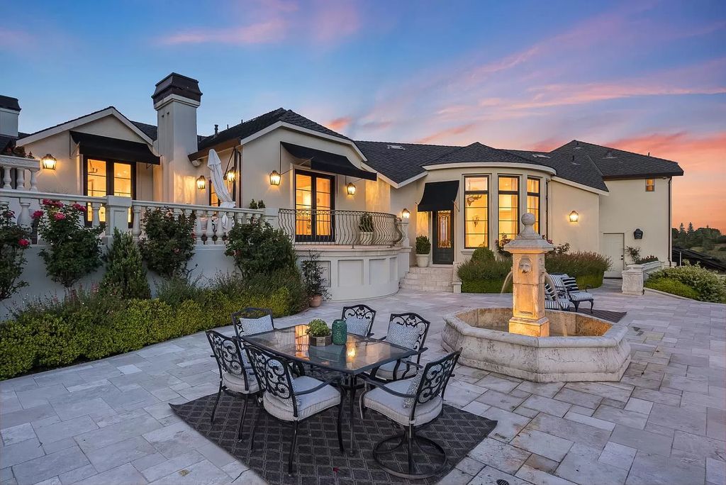 The Villa in Saratoga is one of a kind architectural masterpiece with the most spectacular views from all areas of the home now available for sale. This home located at 22000 Rolling Hills Rd, Saratoga, California