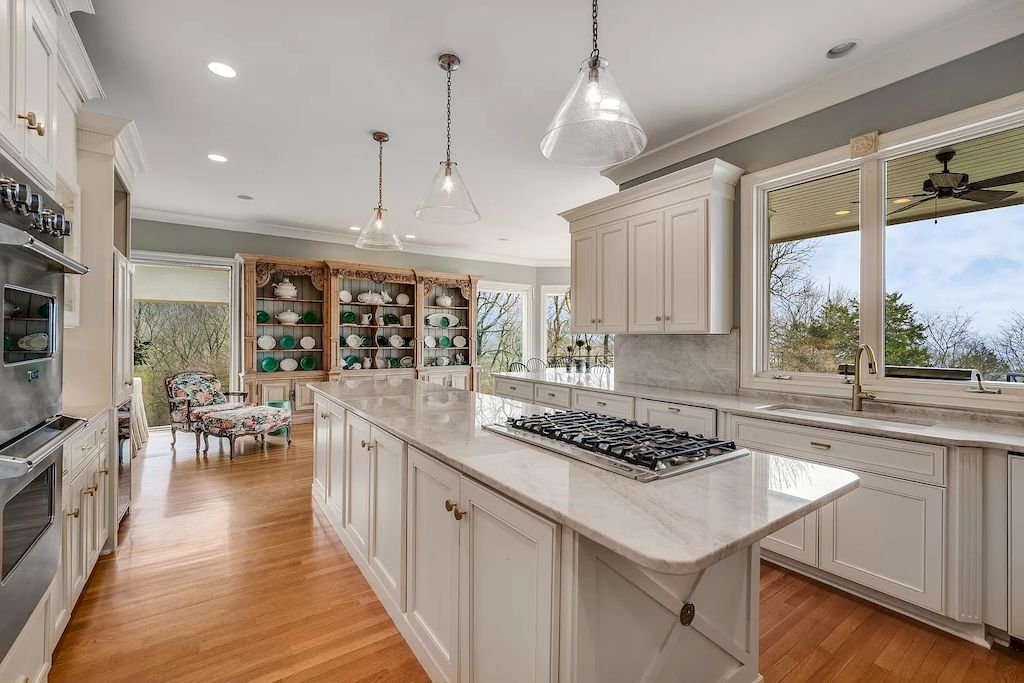 The Home in Tennessee is a luxurious home equipped with professional appliances and endless design touches now available for sale. This home located at 135 Steeplechase Ln, Nashville, Tennessee; offering 04 bedrooms and 08 bathrooms with 8,950 square feet of living spaces.