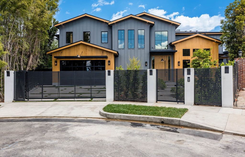 The Home in Encino is a brand new contemporary residence features an expansive open floor plan, with high ceilings and an elegant entrance now available for sale. This home located at 17600 Tarzana St, Encino, California