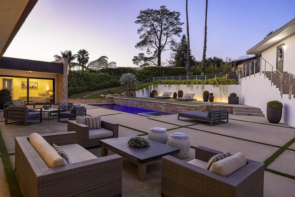 The Home in Santa Barbara is a newly renovated single level residence offer incredible entertainment areas now available for sale. This house located at 1010 Cima Linda Ln, Santa Barbara, California