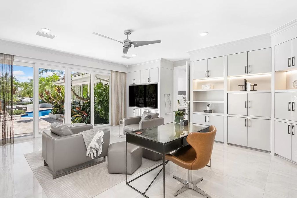 The Home in Boca Raton is a contemporary masterpiece cast in elegance, artful accents, and resort style sophistication now available for sale. This home located at 4400 Sanctuary Ln, Boca Raton, Florida