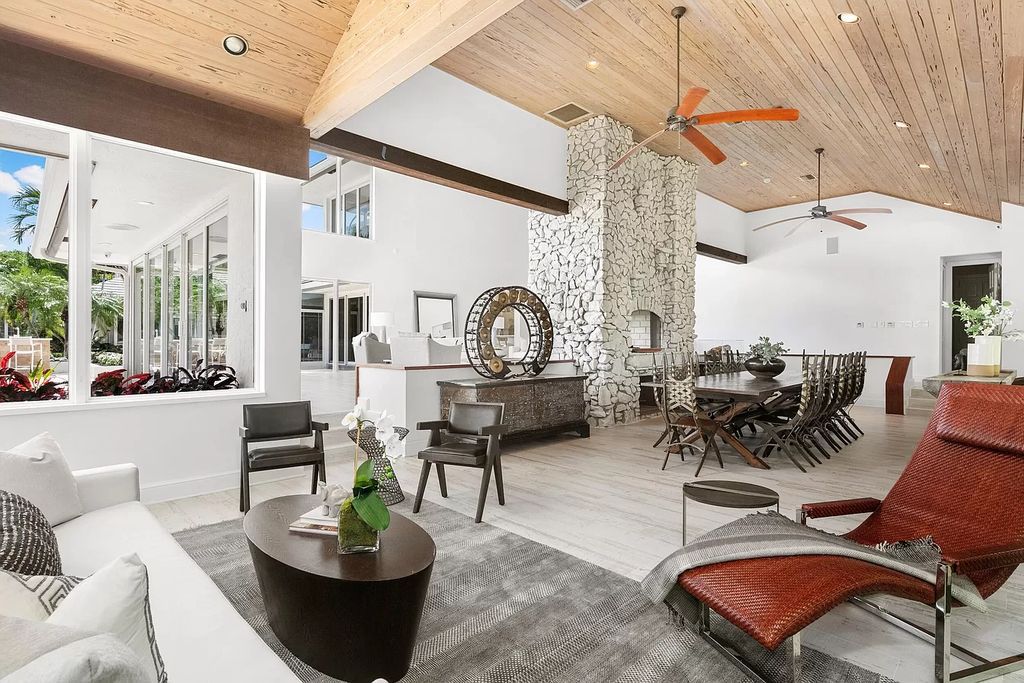 The Home in Boca Raton is a contemporary masterpiece cast in elegance, artful accents, and resort style sophistication now available for sale. This home located at 4400 Sanctuary Ln, Boca Raton, Florida