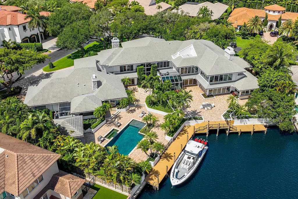 The Home in Boca Raton is a contemporary masterpiece cast in elegance, artful accents, and resort style sophistication now available for sale. This home located at 4400 Sanctuary Ln, Boca Raton, Florida