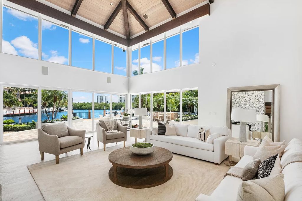 The Home in Boca Raton is a contemporary masterpiece cast in elegance, artful accents, and resort style sophistication now available for sale. This home located at 4400 Sanctuary Ln, Boca Raton, Florida