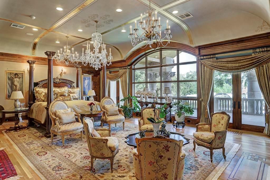 The Mansion in Houston is an unparalleled equestrian estate with the finest selections and artisan craftsmanship now available for sale. This home located at 6 W Rivercrest Dr, Houston, Texas