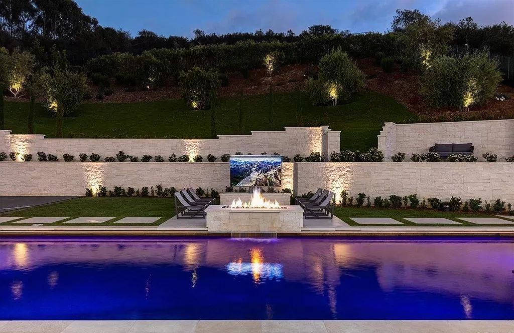 The Home in Rancho Santa Fe is a newly built estate with exquisite bespoke designer finishes and spectacular outdoor spaces now available for sale. This home located at 6395 Clubhouse Dr, Rancho Santa Fe, California