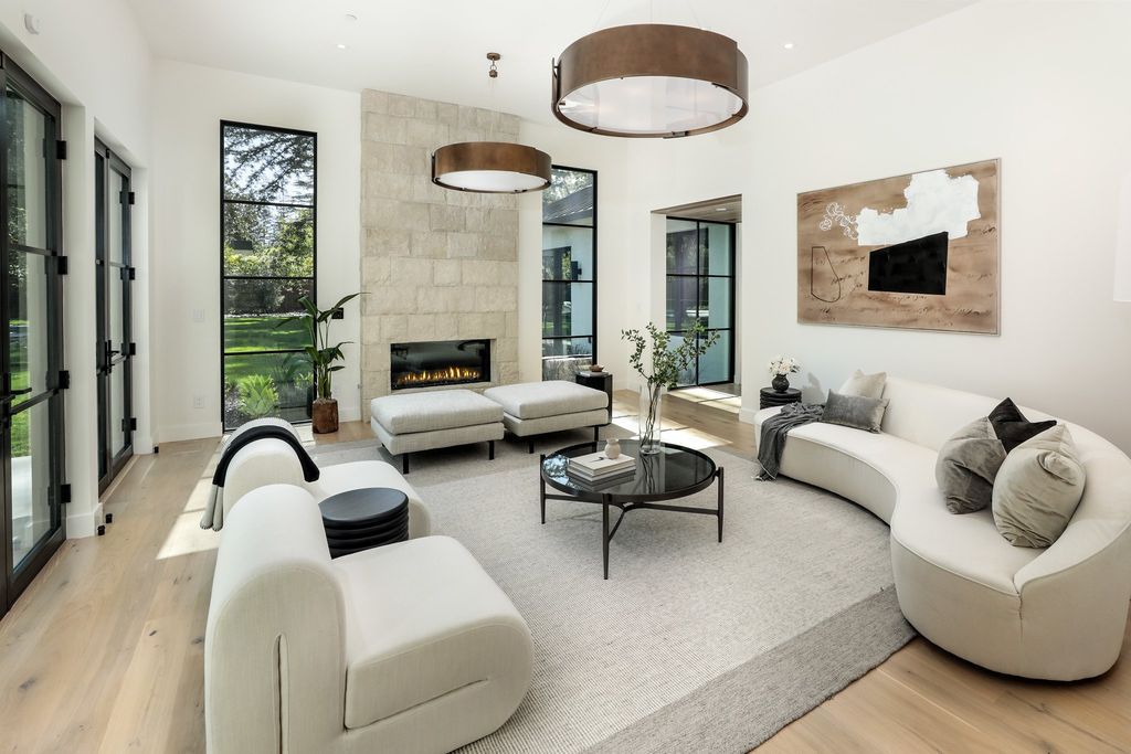 The Home in Menlo Park is a Stunning and luxurious construction located on exceptional street positioned for the utmost in privacy now available for sale. This house located at 1394 San Mateo Dr, Menlo Park, California
